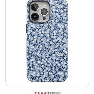 Floral Blue Phone Case (IPhone 14 Pro Max